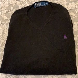 Men’s XL polo by Ralph Lauren black sweater